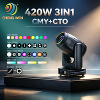 Harga Pabrik 420W BSW 3in1 LED Moving Head Light CMY CTO Color Wheel Kecerahan Tinggi Lampu Panggung Produksi