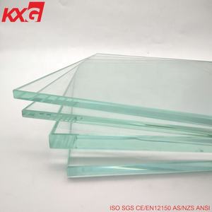 Verre trempé de sécurité en cristal à faible teneur en fer trempé pour l'extérieur pour l'industrie solaire Hall extérieur cuisine cloison murale à rideaux - Product Image 2