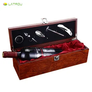 Combinación multifuncional Abrebotellas Traje creativo Caja de regalo Traje de abridor de botellas de vino tinto de acero inoxidable