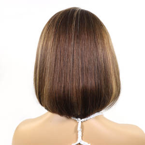 Perruque courte <span class=keywords><strong>Bob</strong></span> cheveux humains Ombre 13x4 Lace Front Wigs 4/27 Honey Blonde Glueless <span class=keywords><strong>Bob</strong></span> Wigs Pre Plucked avec Baby Hair - Product Image 5