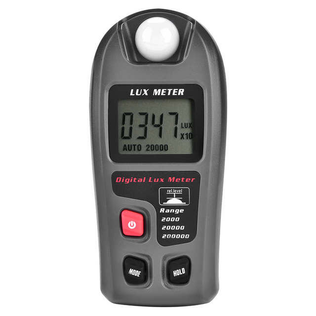 Digital Lux Meter 200,000 Lux Digital LCD Pocket Light Meter Lux/FC Measure Tester Illuminometer Sensor Photometer MT-30