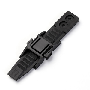 <b>Plastic</b> <b>Sliding</b> Buckle Black Adjustable For Garment Outdoor Wear Durable - Product Image 2