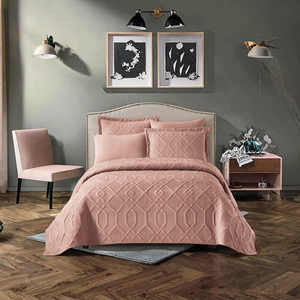 Phong cách hiện đại 3-Piece Jacquard Duvet cover bedding <span class=keywords><strong>Set</strong></span> Paisley Damask thiết kế Polyester Comforter massage tấm ga trải giường phẳng cho - Product Image 4