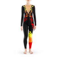Combinaison de gymnastique acrobatique pour filles à manches longues vêtements de performance pour spectacles de danse Spandex rythmique pour enfants