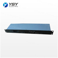 Fournisseur professionnel chinois de boîtiers de découpe laser, châssis d'amplificateur en tôle d'aluminium OEM, châssis de montage en rack 1u/2u, châssis d'alimentation
