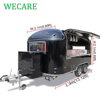 Camion de restauration mobile Wecare entièrement équipé avec fumoir, grill et cuisine complète pour la restauration