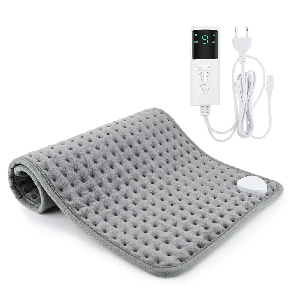 Auto Shut Off Electric Heating Pad for Back Pain Relief and Cramps