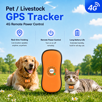 Rastreador GPS para Mascotas 4G IP67 a Prueba de Agua 2026 con Posicionamiento LBS, Rastreo en Tiempo Real, Geocerca y Alarma de Batería Baja para PC