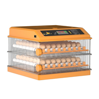 Incubateurs d'œufs de ferme avicole éclosoir 64/128/192 capacité d'œufs 98% taux d'éclosion élevé Machine à couver les œufs de poussin