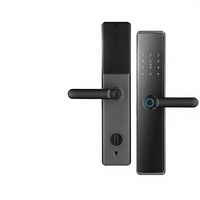 Kunci Pintu Digital Biometrik Tuya Baja Karbon Harga Pabrik dengan Penyimpanan Cloud dan Wi-Fi