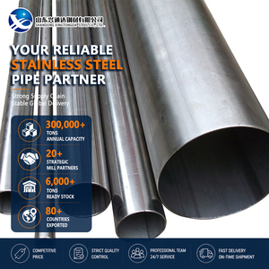 316L 2205 No.4 Finish 33.4mm x 3mm Cold Drawn ASTM A312 Stainless Steel Pipe with Precision Tolerance - Product Image 1