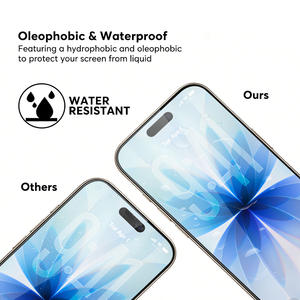 Verre trempé HD transparent 9H pour <span class=keywords><strong>iPhone</strong></span> X/XS/<span class=keywords><strong>XR</strong></span>/12/13/14/15/16/17 Plus/Pro Max, <span class=keywords><strong>incassable</strong></span> et anti-rayures - Product Image 5