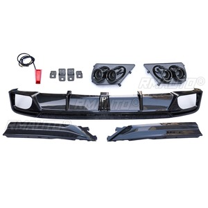 Kit carrosserie de protection de pare-chocs style sport aspect fibre de carbone pour Honda Accord 11e génération 2023-2024, accessoires auto - Product Image 6