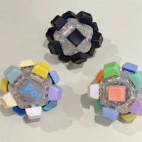 Cubo Antistress Luminoso a 12 Tasti, Giocattolo per Bambini con Tasti a Pressione, Accessorio per Zaino