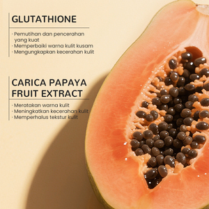 KORMESIC Crema Facial Hidratante Profunda y Aclarante de 300ml, Certificada por Bpom, Suave y Delicada, Gel Blanqueador de Papaya-Gluta - Product Image 3