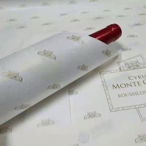 Papier de soie recyclable pour emballage de vêtements et de bouquets, blanc/noir - Product Image 5