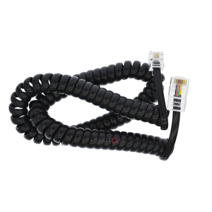 Longueur personnalisée RJ11 6P4C à RJ45 8P4C câble spiralé combiné téléphonique cordon bobine - Product Image 1
