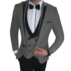 2021 nouveau blazer hommes de haute qualité coupe ajustée hommes costumes d'affaires vêtements de cérémonie hommes costumes 3 pièces conceptions de <span class=keywords><strong>costume</strong></span> - Product Image 5
