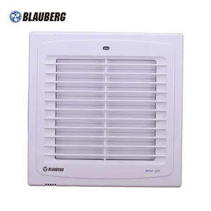 Blauberg Witte 5 Inch Kogellager Motor Kunststof Stille Uitlaat Ventilator Voor Muur Ramen Glas Gemonteerd