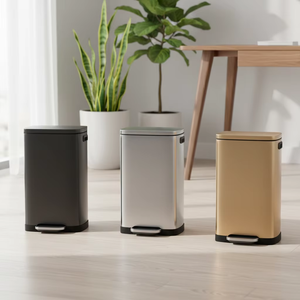 <span class=keywords><strong>Cubo</strong></span> <span class=keywords><strong>de</strong></span> <span class=keywords><strong>Basura</strong></span> <span class=keywords><strong>con</strong></span> <span class=keywords><strong>Pedal</strong></span> <span class=keywords><strong>de</strong></span> Acero Inoxidable para Cocina y Hogar, Uso Comercial, Oficina, Hotel, Gran Capacidad, 50 <span class=keywords><strong>Litros</strong></span> - Product Image 6