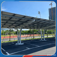 Structure de support pour carport solaire photovoltaïque de haute qualité de la marque Jingshuo, service OEM, certification CE