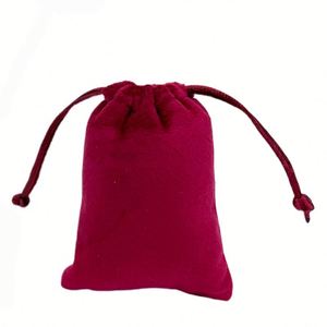 Bolsa de Terciopelo Personalizable con Cordón, Suave y Cómoda, Bolsa de Regalo para Joyería - Product Image 5