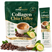 Café protéiné au collagène en vrac, marque privée, hydratation de la peau, récupération musculaire, soulagement des articulations, sans sucre, Keto, pour adultes et adolescents, végétalien