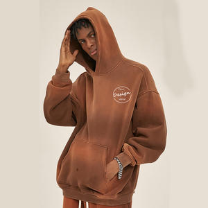 Unisex Custom Printed Logo Heavyweight Sweatsuit Blank <b>Tie</b> Dye Pullover Hoodie and Sweatpants Winter Jogger Track Suit <b>Set</b> - Product Image 5