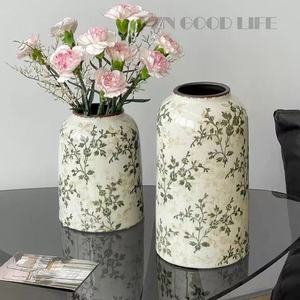 Nuovo vaso in ceramica <span class=keywords><strong>Vintage</strong></span> con motivi floreali in stile Country cinese personalizzato decorazioni Creative per soggiorno - Product Image 3