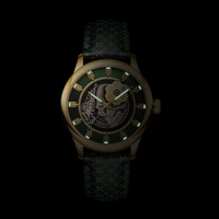 Montre mécanique automatique de luxe pour homme, cadran squelette ajouré, étanche, style rétro, pour affaires et occasions formelles