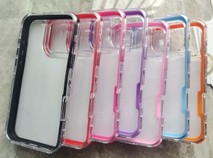 เคสโทร<span class=keywords><strong>ศัพท์</strong></span>แบบซับลิเมชั่น 3in1 สำหรับ iPhone 16 16pro 16promax 15 15pro 15promax 14pro  แบบเปล่าสำหรับงานพิมพ์ร้อน - Product Image 3