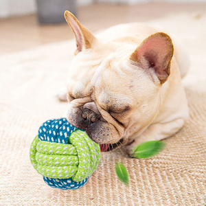 Durable pequeño mediano grande perro cachorro masticar juguete <span class=keywords><strong>de</strong></span> goma sostenible dentición juego interactivo cuerda <span class=keywords><strong>de</strong></span> algodón juguete ecológico para mascotas - Product Image 6