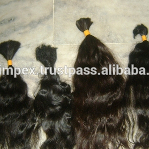 Un donneur Remy en vrac cheveux humains meilleure texture lisse cheveux indiens divers styles, y compris vague Afro Curl lâche profonde brut indien - Product Image 3