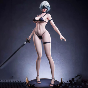 Figura de PVC de Chica Sexy de 55 CM de NieR <span class=keywords><strong>Automata</strong></span> YoRHa No. Tipo 2B <span class=keywords><strong>2A</strong></span>, Figura de Anime de Alta Calidad para Colección y Exhibición - Product Image 1
