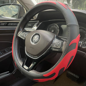 Fundas para <span class=keywords><strong>Volante</strong></span> de Coche JIEYU, Modernas, Brillantes, Duraderas, de PVC Premium, con 3 Radios, Cómodas - Product Image 5