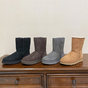 <span class=keywords><strong>Botas</strong></span> de Piel de Oveja de Primera Calidad Directo de Fábrica, Elegantes y Clásicas <span class=keywords><strong>Botas</strong></span> de Nieve <span class=keywords><strong>UGGS</strong></span> para <span class=keywords><strong>Mujer</strong></span>, <span class=keywords><strong>Botas</strong></span> Cálidas Antideslizantes para Otoño e Invierno - Product Image 2
