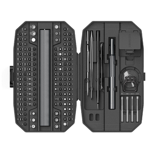 Ensemble de tournevis de précision électromagnétique professionnel 153-en-1, batterie lithium-ion, couple maximal de 0,35 N.m, moteur à balais 200 tr/min - Product Image 1