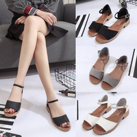 Chaussures de gladiateur sexy pour femme 2018, antidérapantes, sandales compensées et mules pour l'été/l'hiver, saison printemps/automne, de Chine