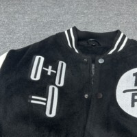 MOQ 50 PIÈCES – Nouvelle Veste d'Hiver Homme en Laine Style Bomber Varsity avec Broderie Lettres et Patchs en Chenille, Coupe-Vent et Respirante, Personnalisable