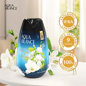 Ambientador en Gel Sólido con Aroma a Fresia y Jazmín para el Hogar, Baño y Automóvil, 200g, Venta al por Mayor Directa de Fábrica - Product Image 1