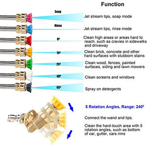 Pour <span class=keywords><strong>Karcher</strong></span> K haute pression 1800psi laveuse Compatible buse pistolet de pulvérisation outil d'économie d'eau pour le nettoyage de voiture <span class=keywords><strong>Auto</strong></span> outils et accessoires - Product Image 6