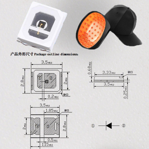 Puce LED SMD 2835 à prix d'usine 0,1W 850nm, puce Epistar pour dispositif <span class=keywords><strong>de</strong></span> luminothérapie à faible intensité pour chapeau <span class=keywords><strong>de</strong></span> croissance capillaire - Product Image 3