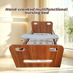 Camas de Hospital Manuales Multifuncionales para el Cuidado de Pacientes, Cama Médica Manual de 2 Funciones para Hospitales - Product Image 1