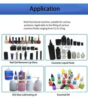 Machine de remplissage de vernis à ongles en gel UV avec système de chauffage et de mélange pour flacons cosmétiques