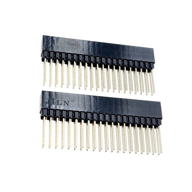 1x40P 2x5/10/20/32/40P FEMALE PIN HEADER 2.54MM PITCH pin long 12MM Strip Connector Socket 40P pc104