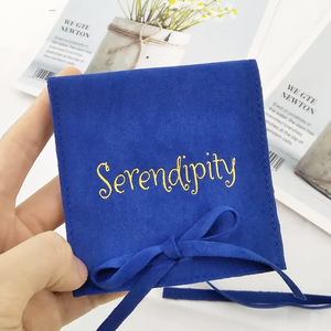 Custom logo Printed Velvet <b>Gift</b> Jewellery Packaging Bags ECO-friendly Microfiber Jewelry Watch Glasses Bag Suede <b>Envelope</b> Pouch - Product Image 4
