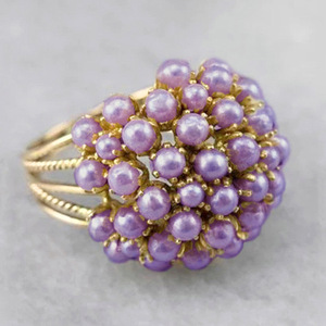 Anello Vintage con Design a Bouquet di Fiori, Anello Classico da Donna - Product Image 6