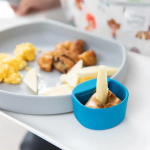Libre de BPA para especias, salsa de tomate, sal, vinagre vegetal, plato, <span class=keywords><strong>Chip</strong></span> y juego de servir inmersión, Dippers pequeños de silicona, soporte para plato - Product Image 4