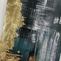 Peinture à l'huile peinte à la main sur toile, art mural moderne abstrait, cadre photo Funia, peintures originales