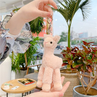 Pendentif Alpaga Adorable en Peluche Ultra Douce en Coton PP, Mini Poupée, Porte-clés de Sac, Nouveauté de Fête pour Femmes